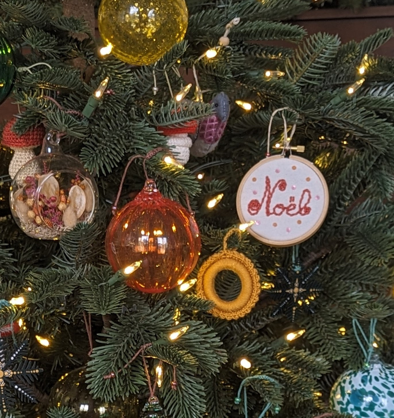 Broderie Noël - Orange 🇫🇷