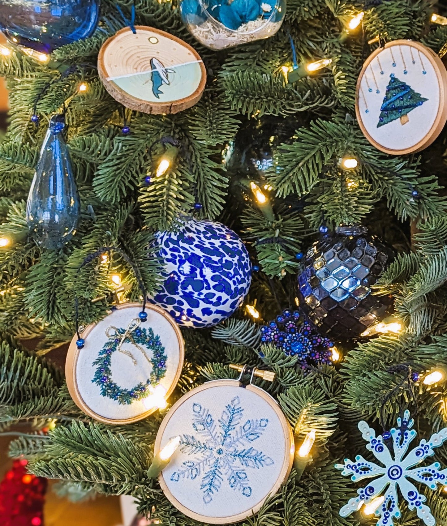 Boule Planète - Bleu & Blanc 🇫🇷