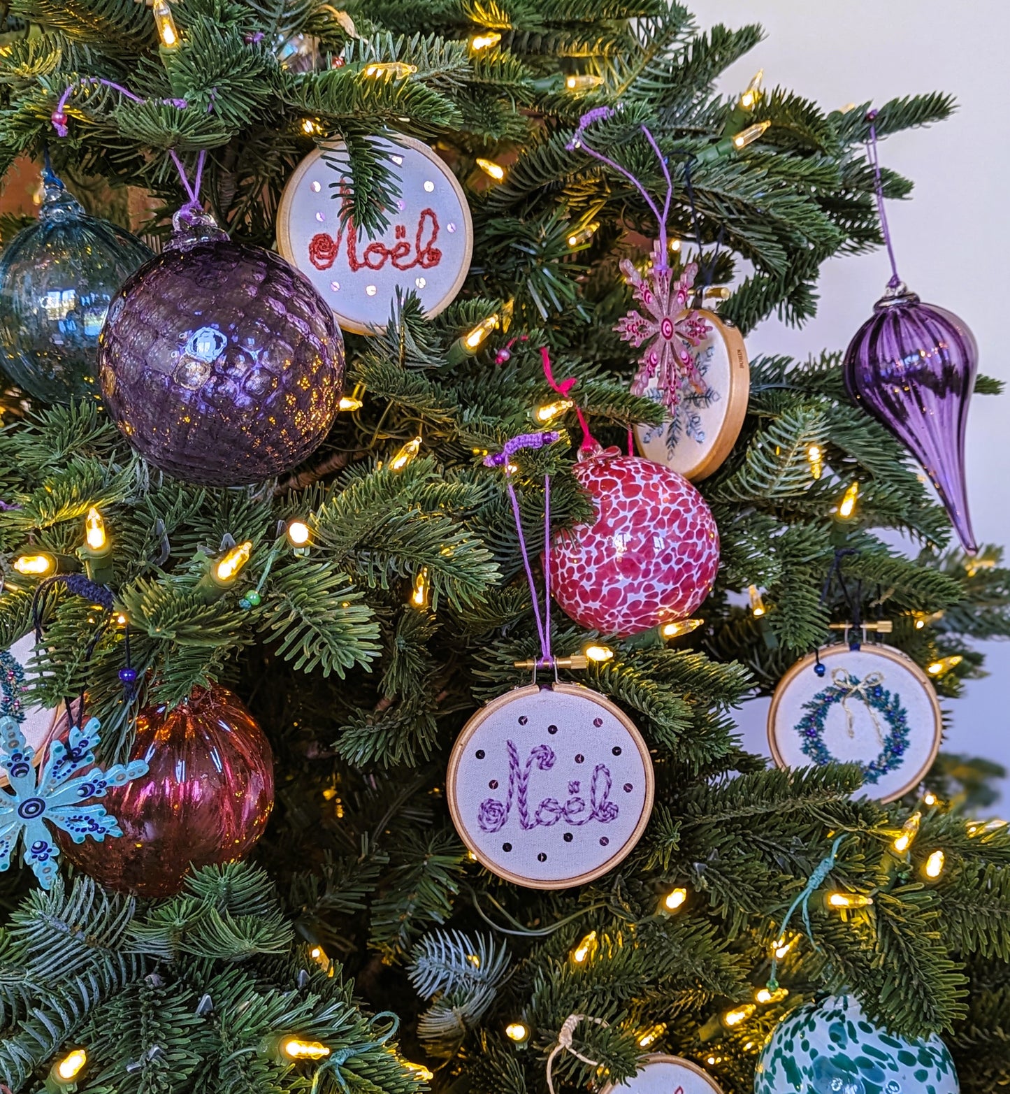 Broderie Noël - Violet 🇫🇷