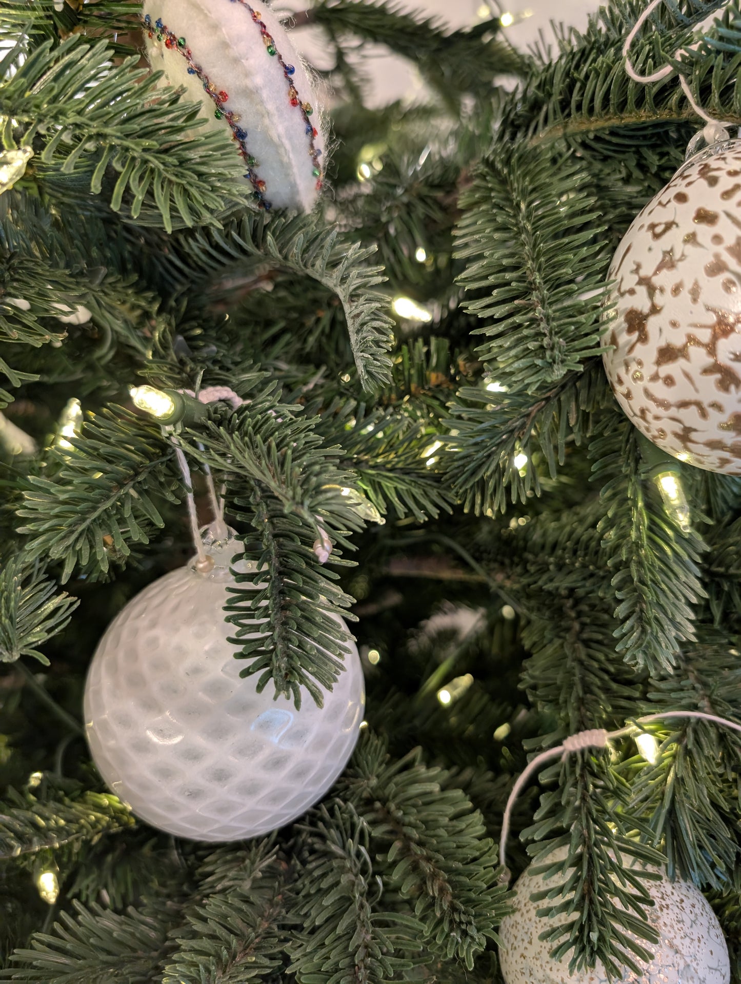 Boule Ananas - Blanc mat 🇫🇷