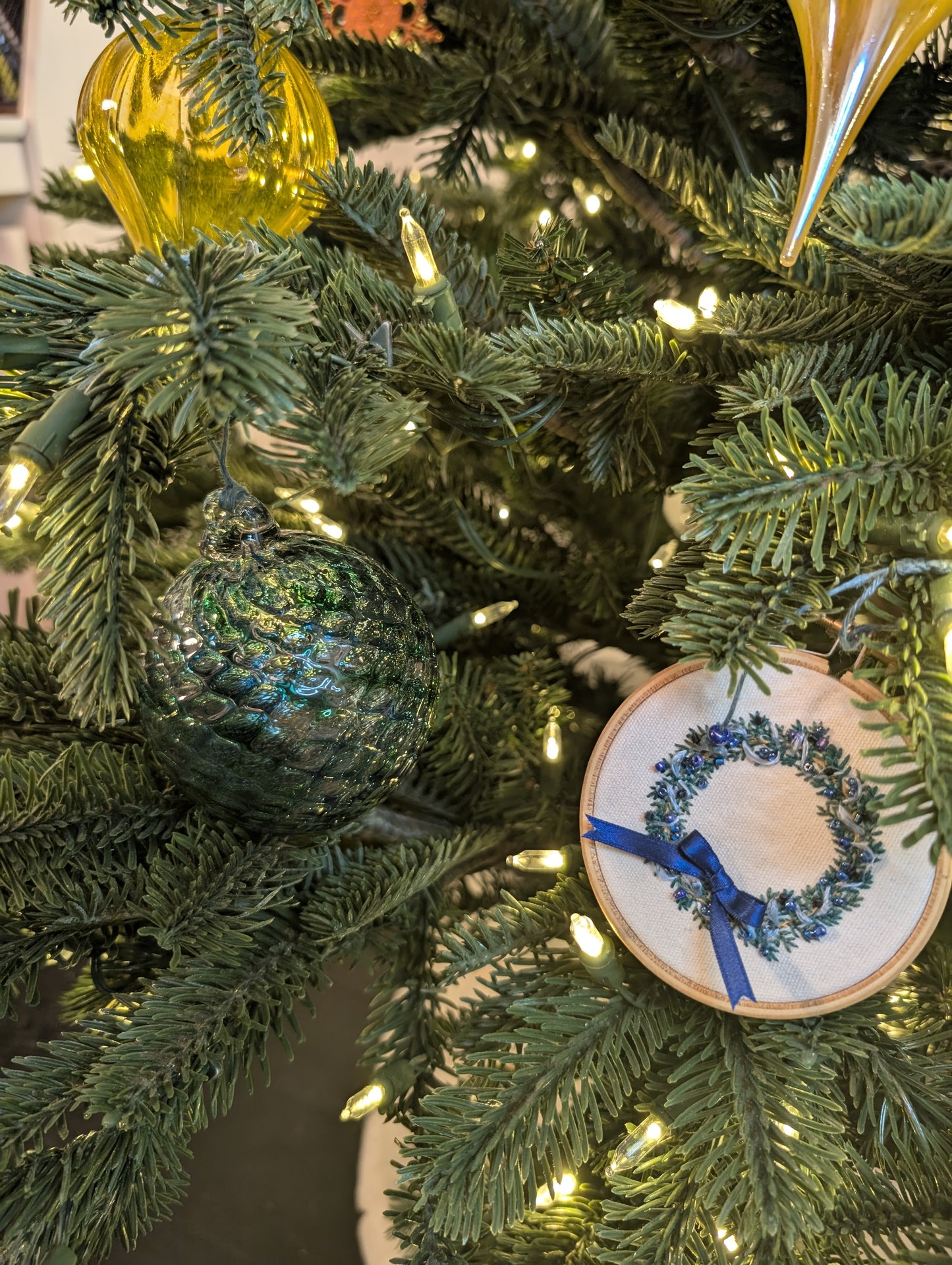 Boule Ananas - Bleu & Vert 🇫🇷