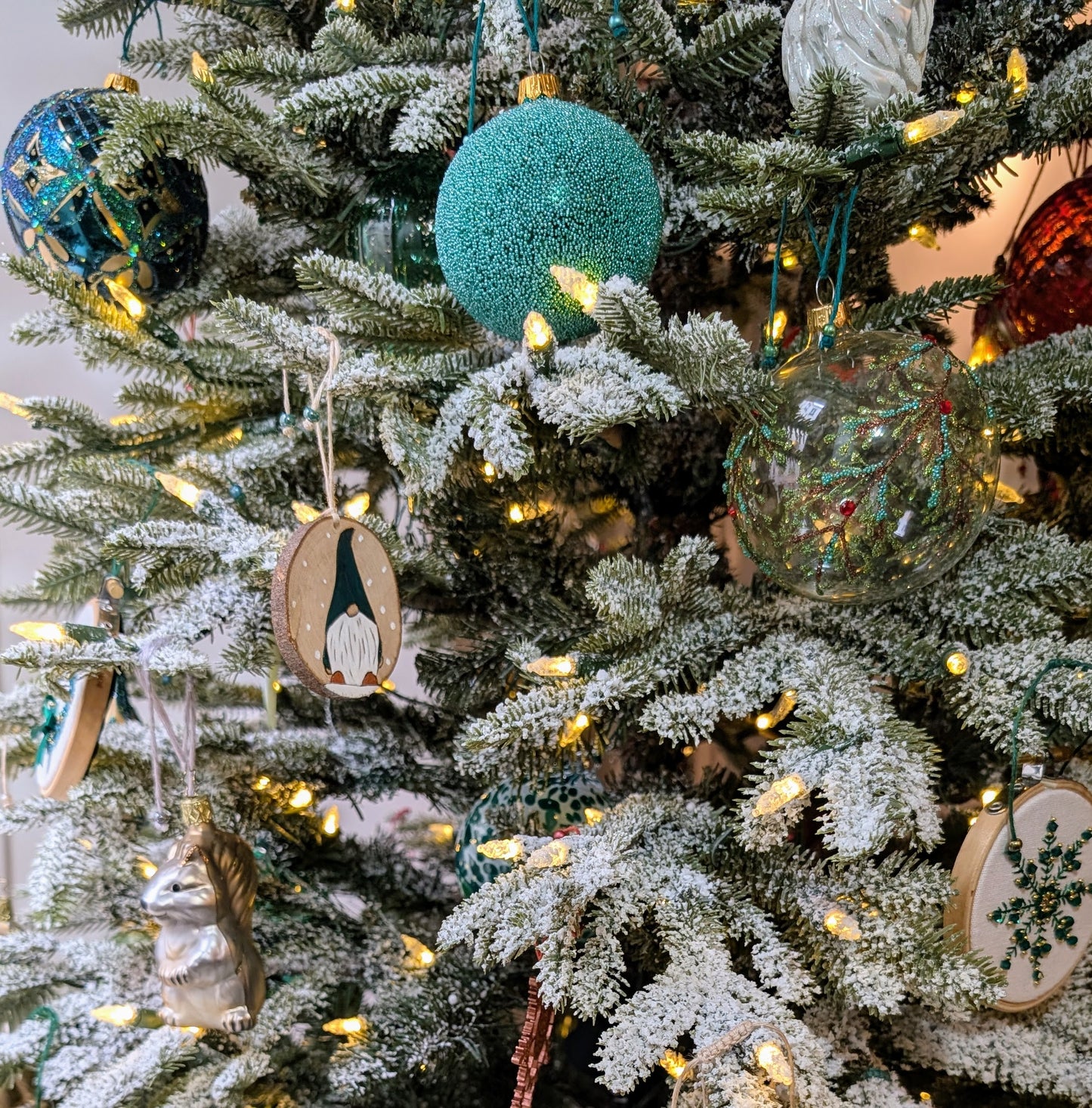 Boule Branches de sapin - transparente 🇵🇱