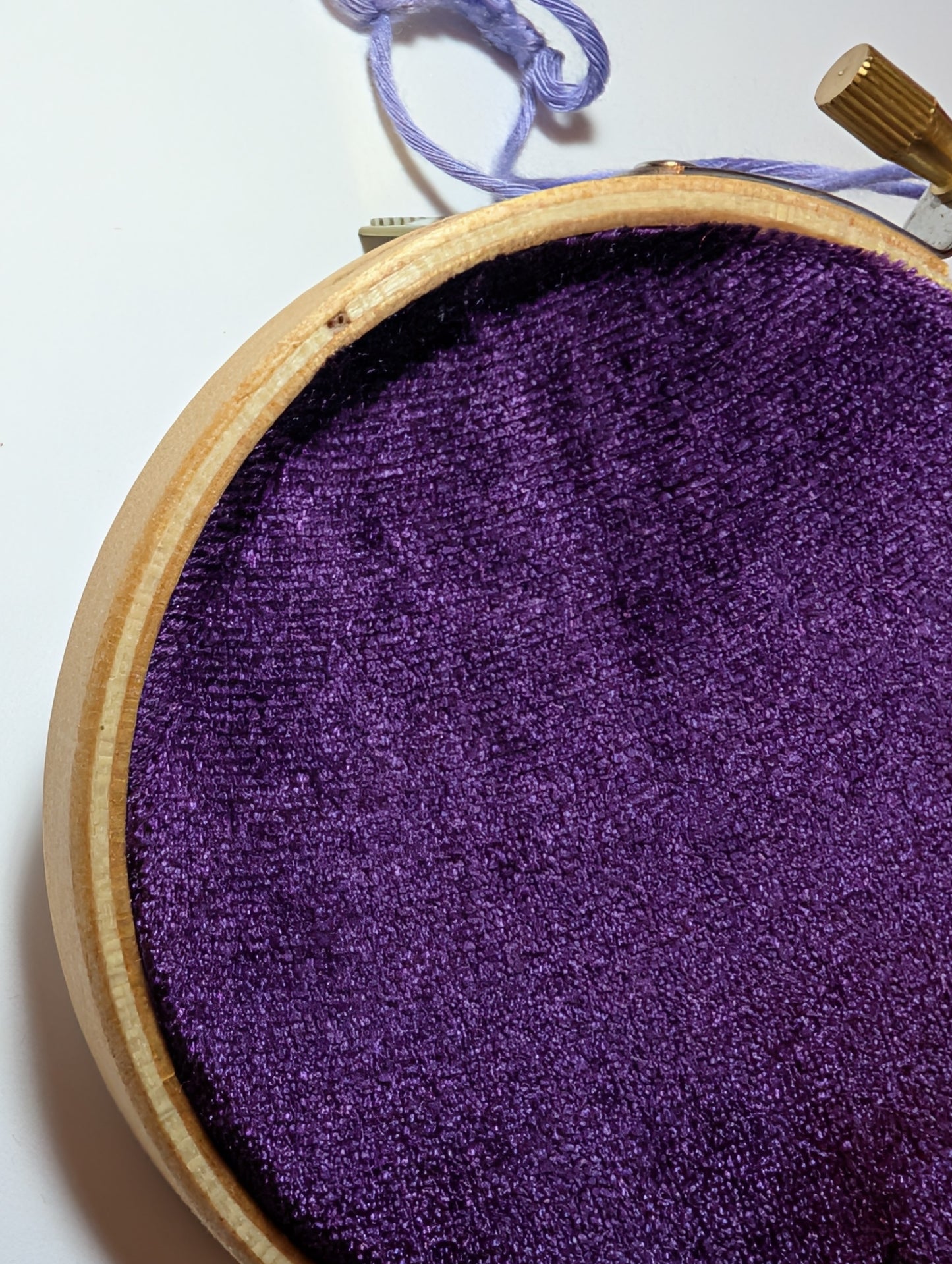 Broderie - flocon perlé Violet et Or 🇫🇷