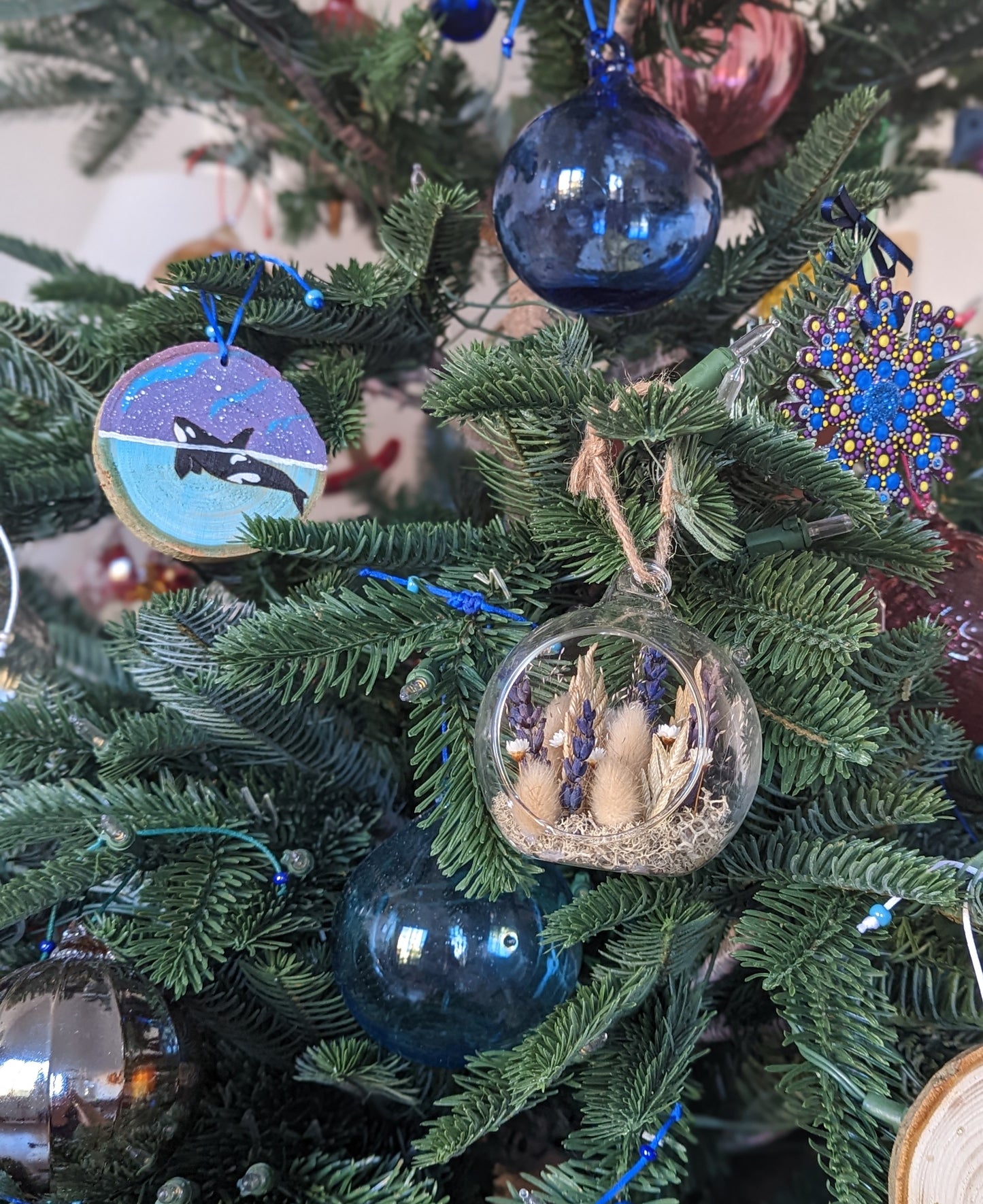 Boule Lavande - terrarium de fleurs séchées 🇫🇷