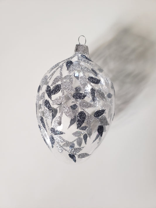 Œuf feuillage - transparent Argent 🇵🇱