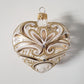 Cœur baroque - transparent Or/Blanc 🇵🇱