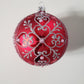 Noël baroque - Rouge/Argent - Boule 🇵🇱