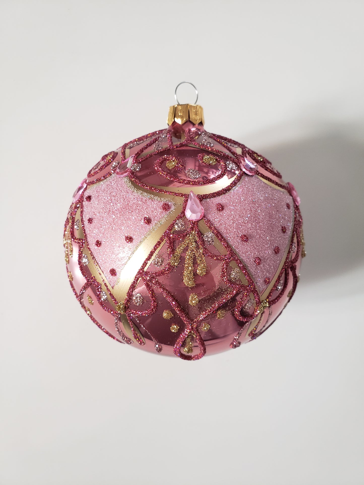 Noël baroque - Rose - Boule 🇵🇱