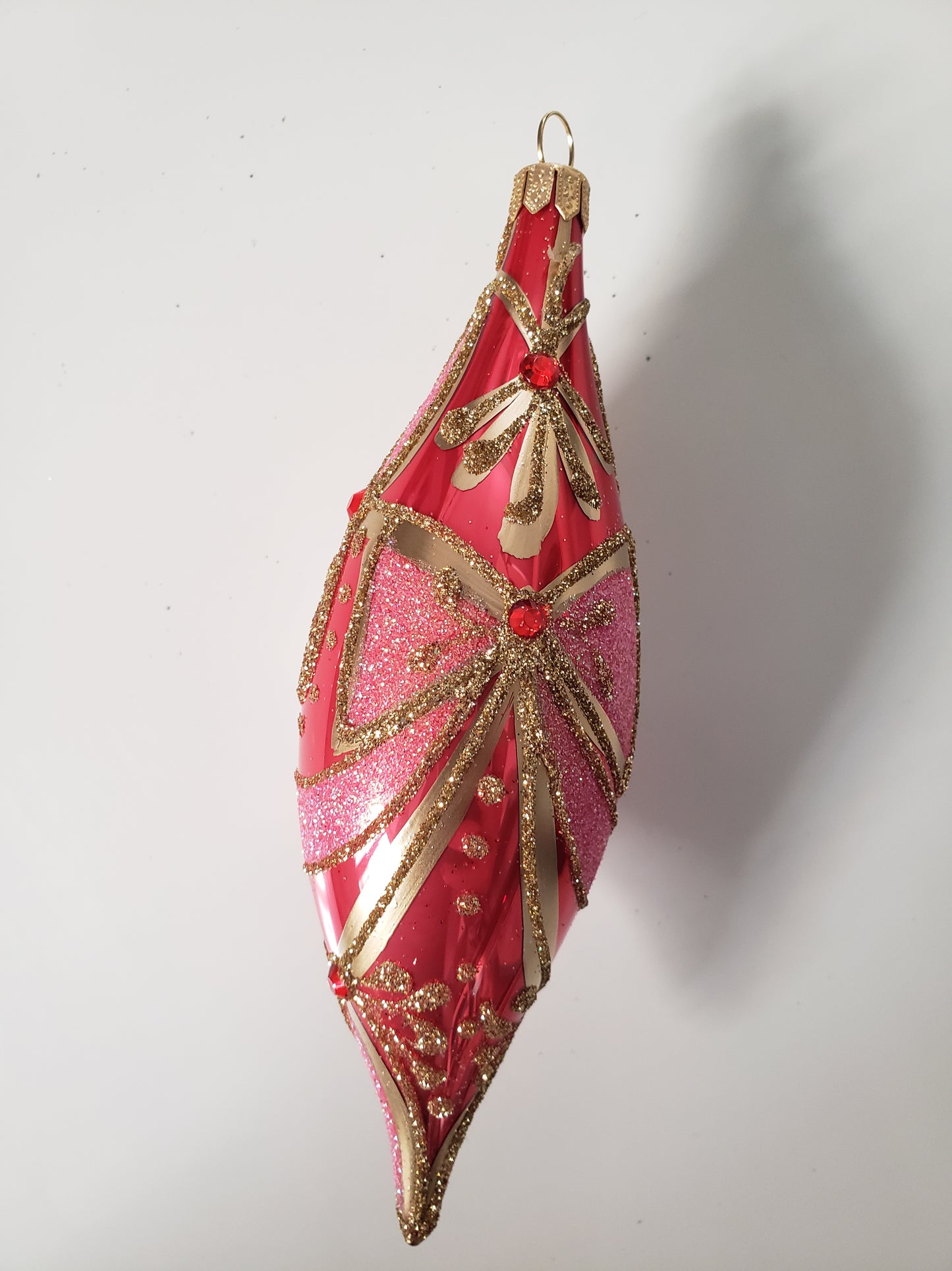 Noël baroque - Rouge - Goutte fine 🇵🇱