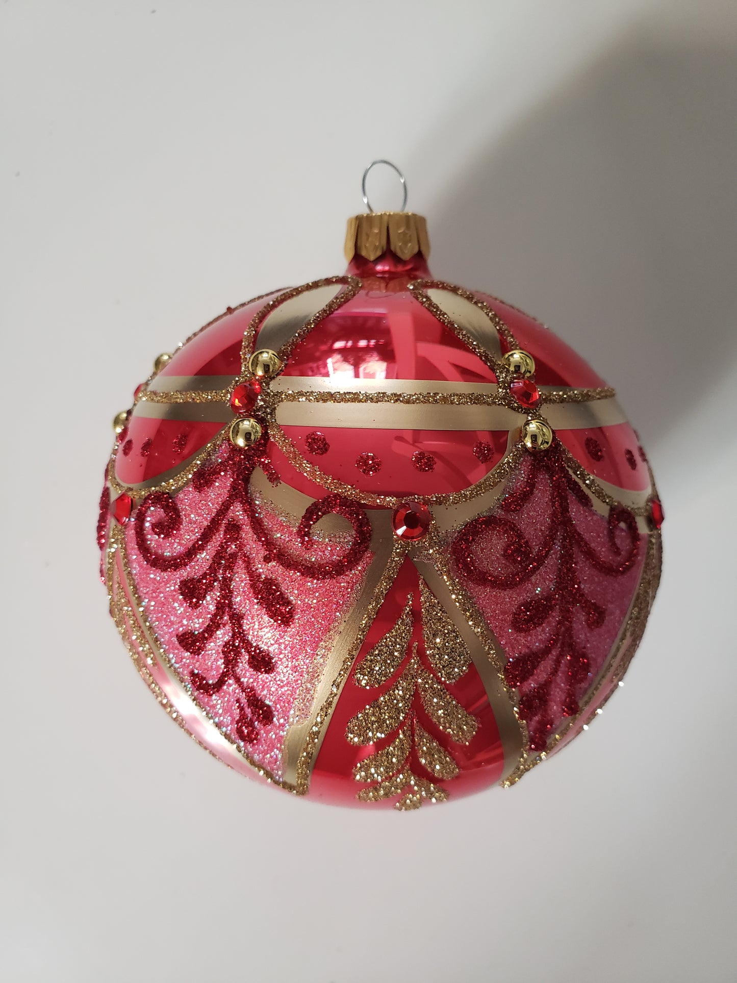 Noël baroque - Rouge - Boule 🇵🇱