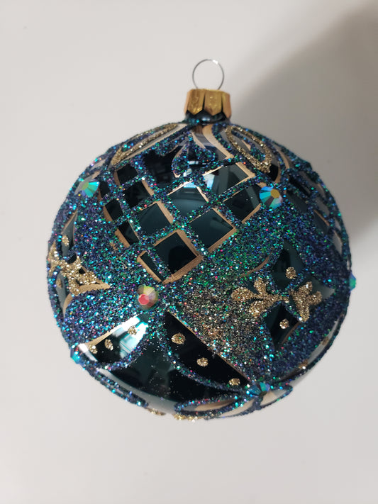 Noël baroque - Vert - Boule 🇵🇱