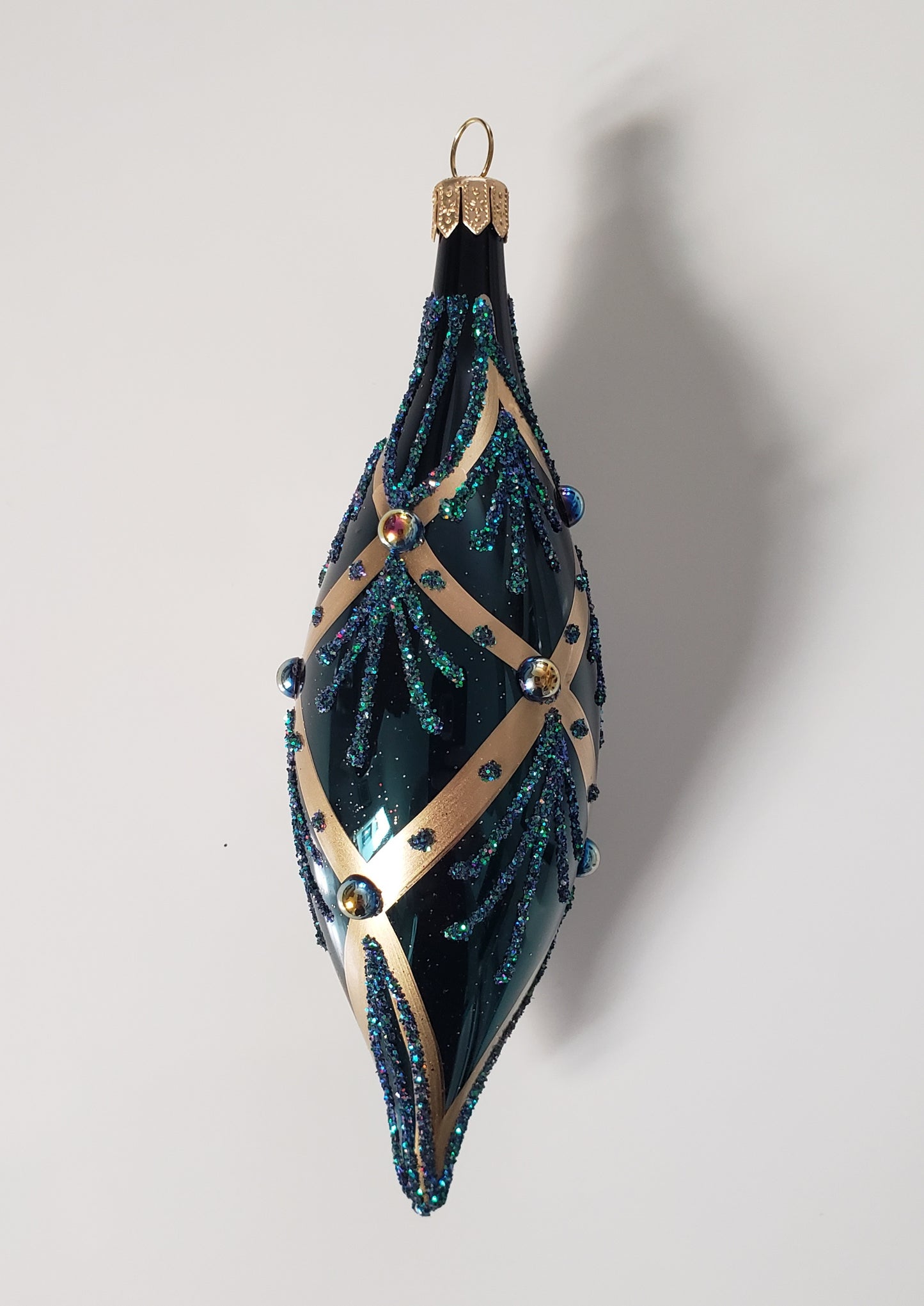 Noël baroque - Vert - Goutte fine 🇵🇱