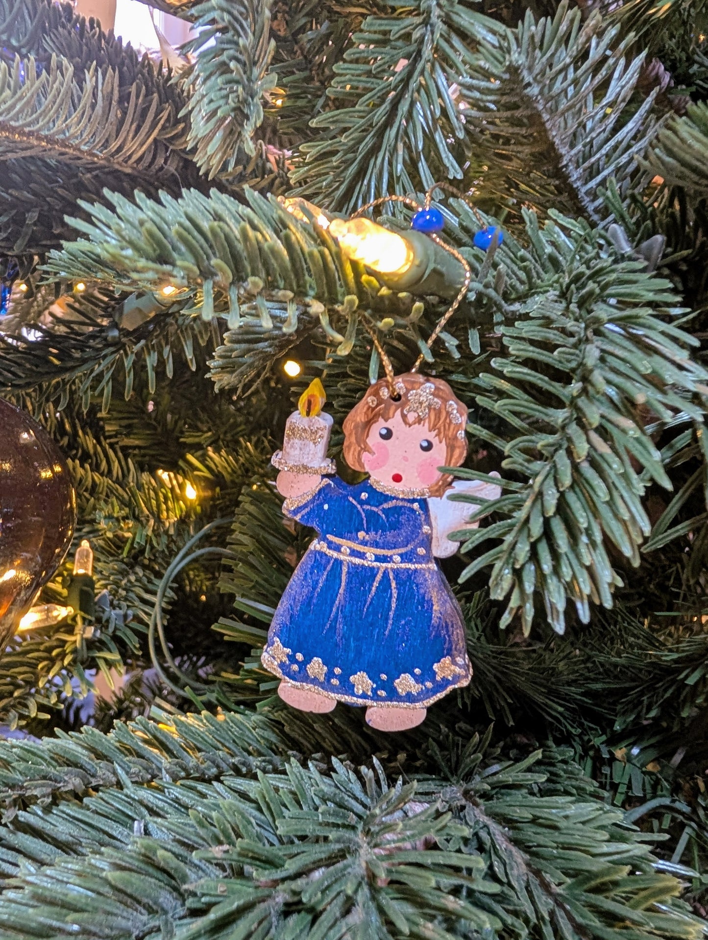 Ange bleu et sa bougie 🇩🇪