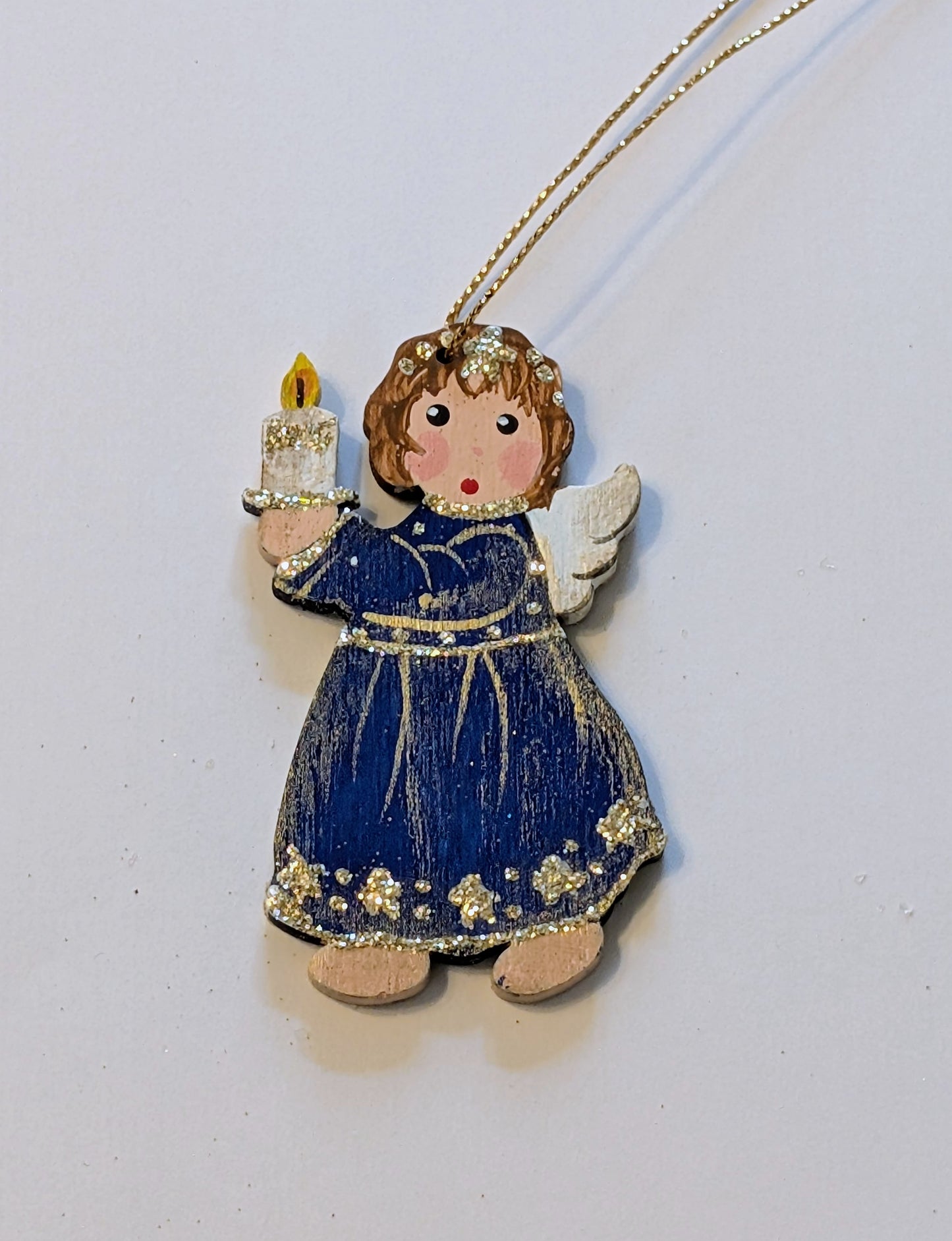 Ange bleu et sa bougie 🇩🇪