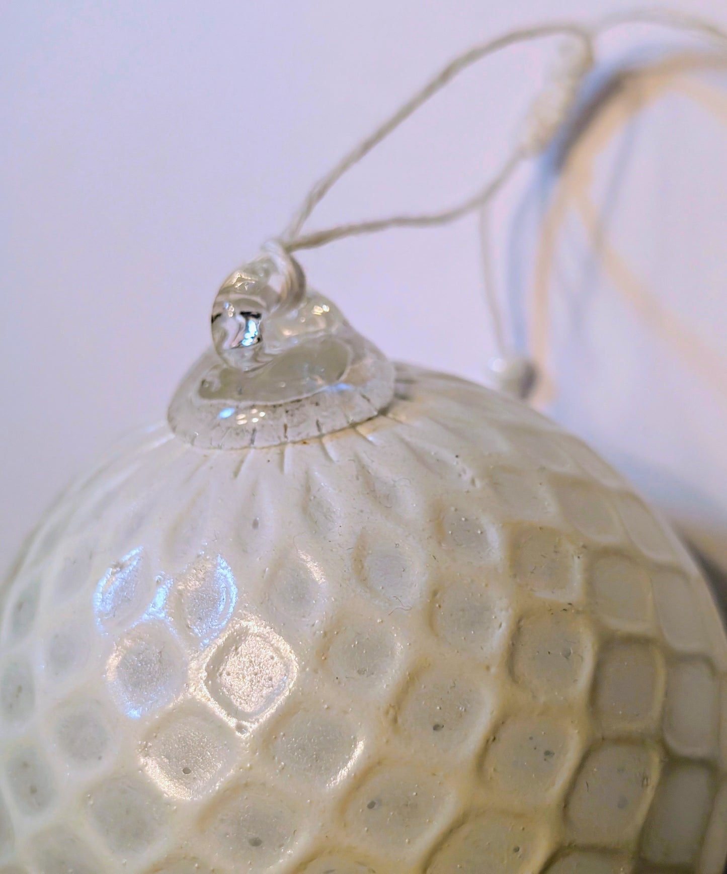 Boule Ananas - Blanc mat 🇫🇷