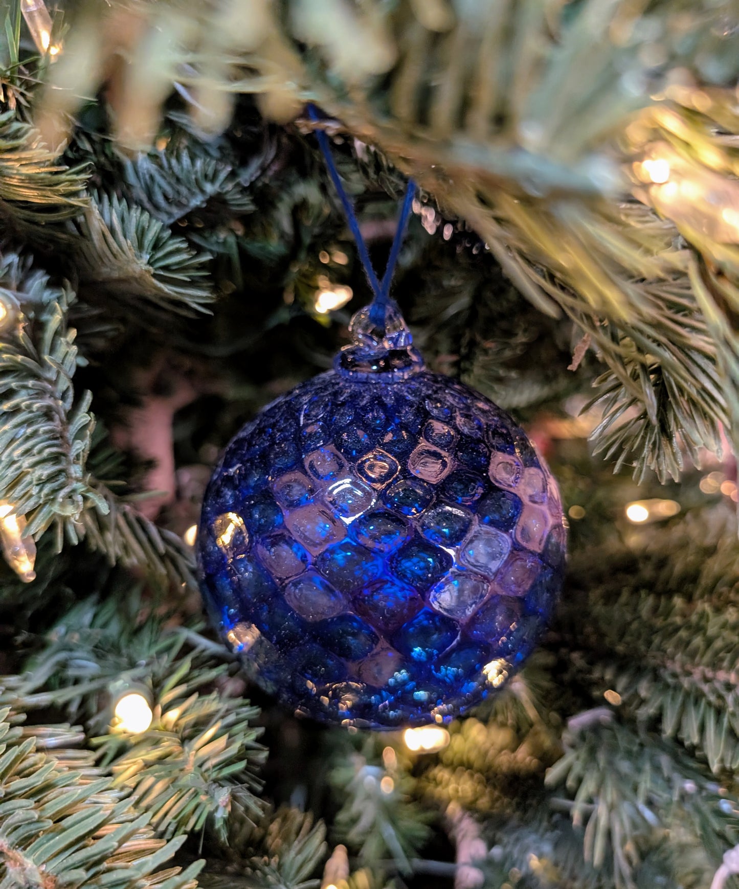 Boule Ananas - Bleu royal 🇫🇷