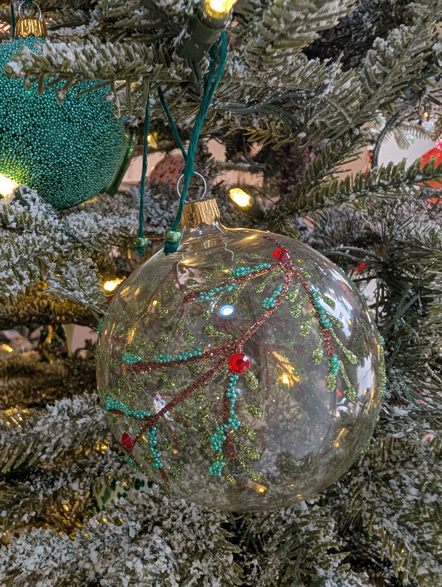 Boule Branches de sapin - transparente 🇵🇱