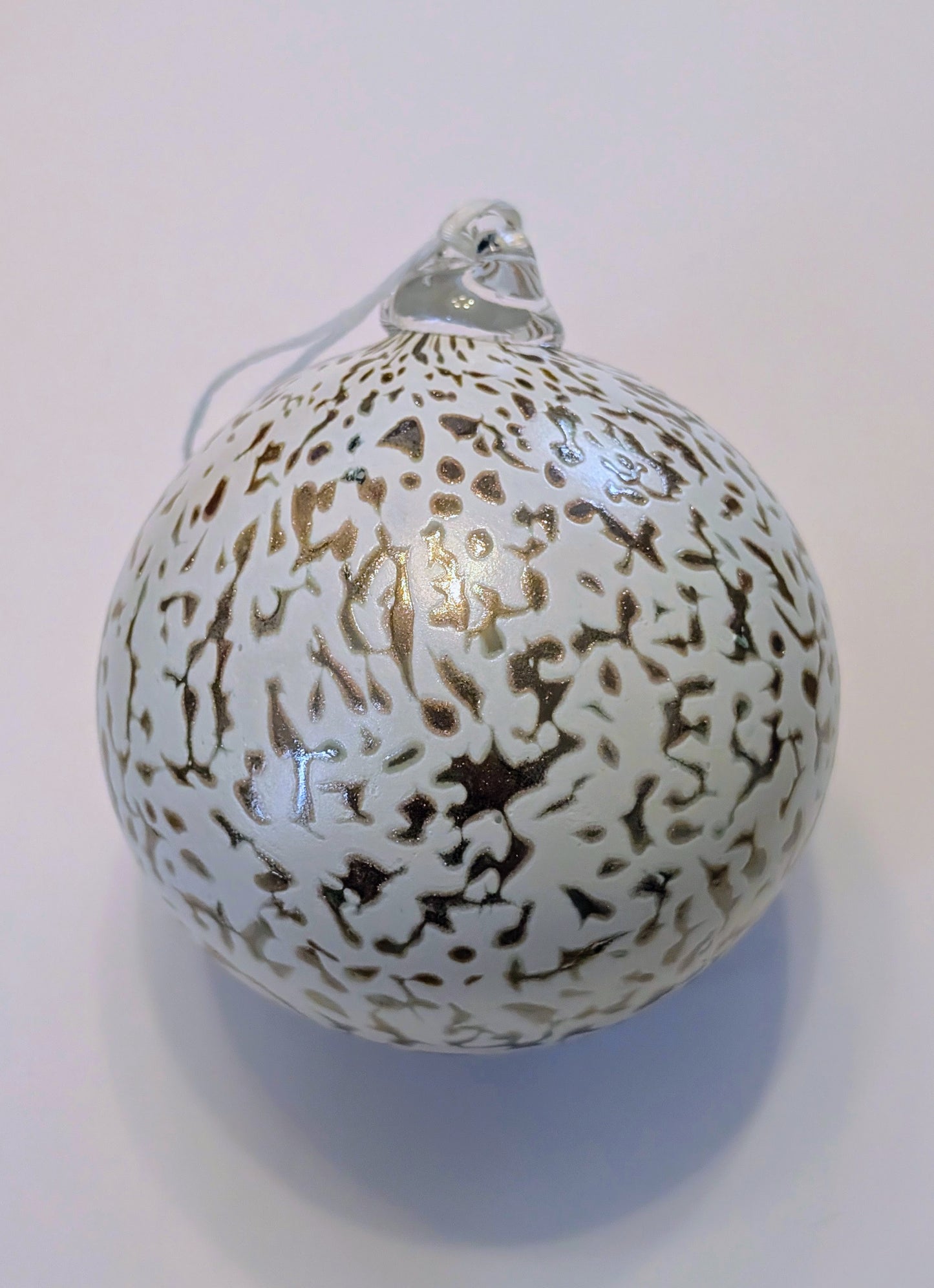 Boule Planète - Or scintillant & Blanc 🇫🇷