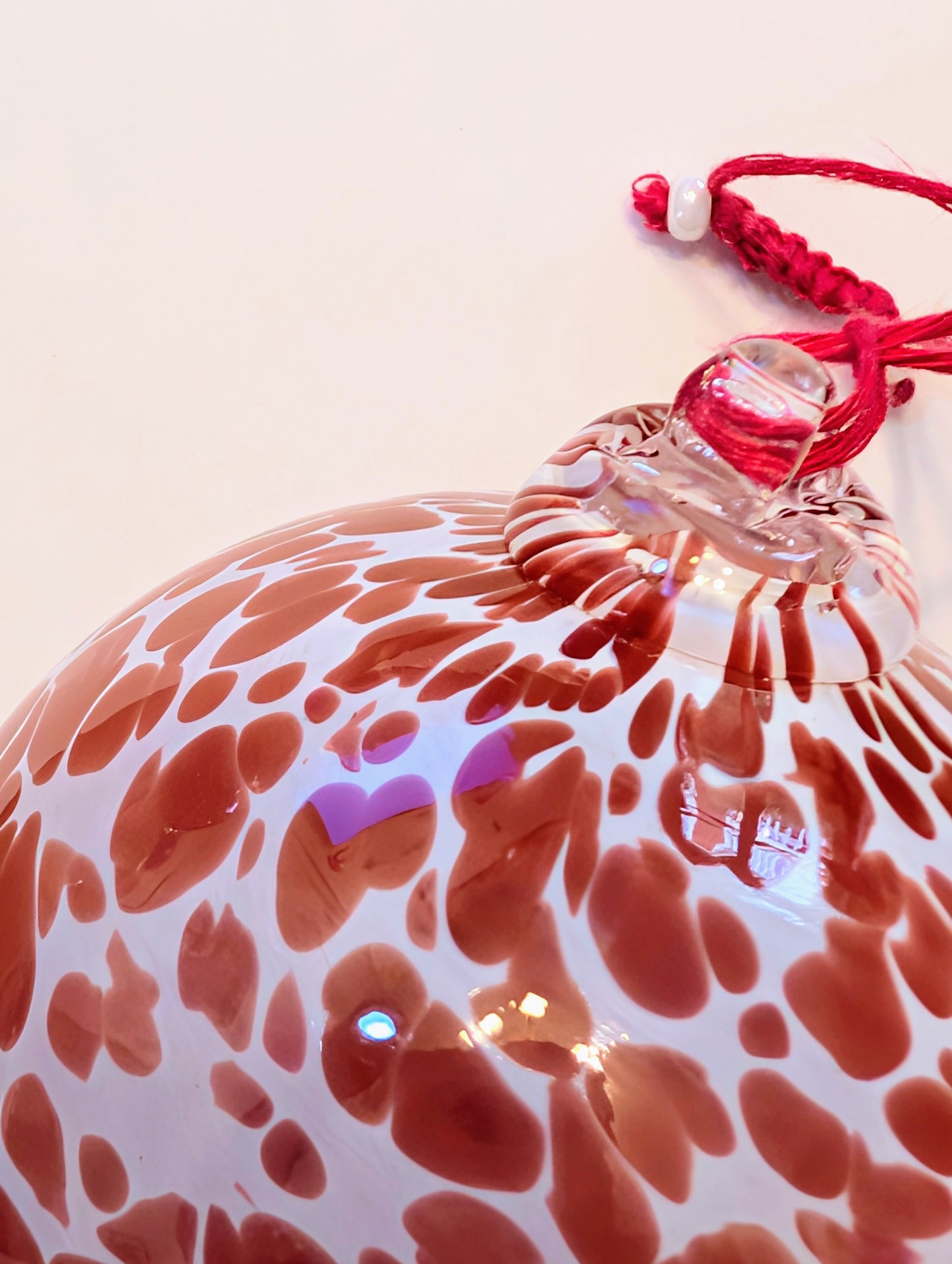 Boule Planète - Rose & Blanc 🇫🇷