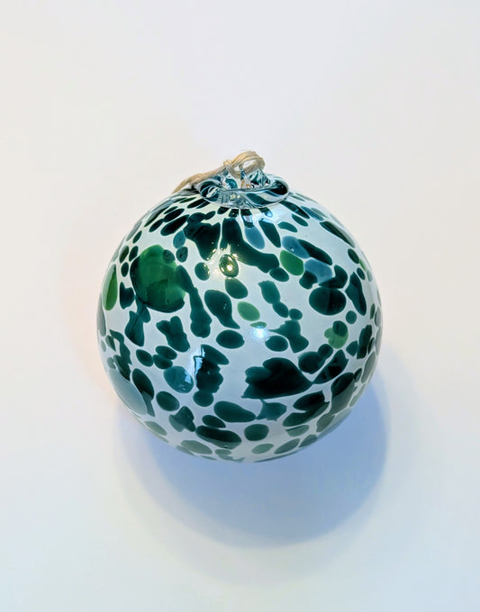 Boule Planète - Vert sapin & Blanc 🇫🇷