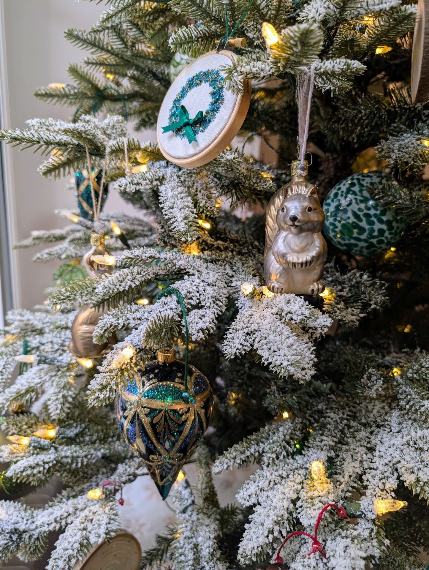 Noël baroque - Vert - Goutte large 🇵🇱