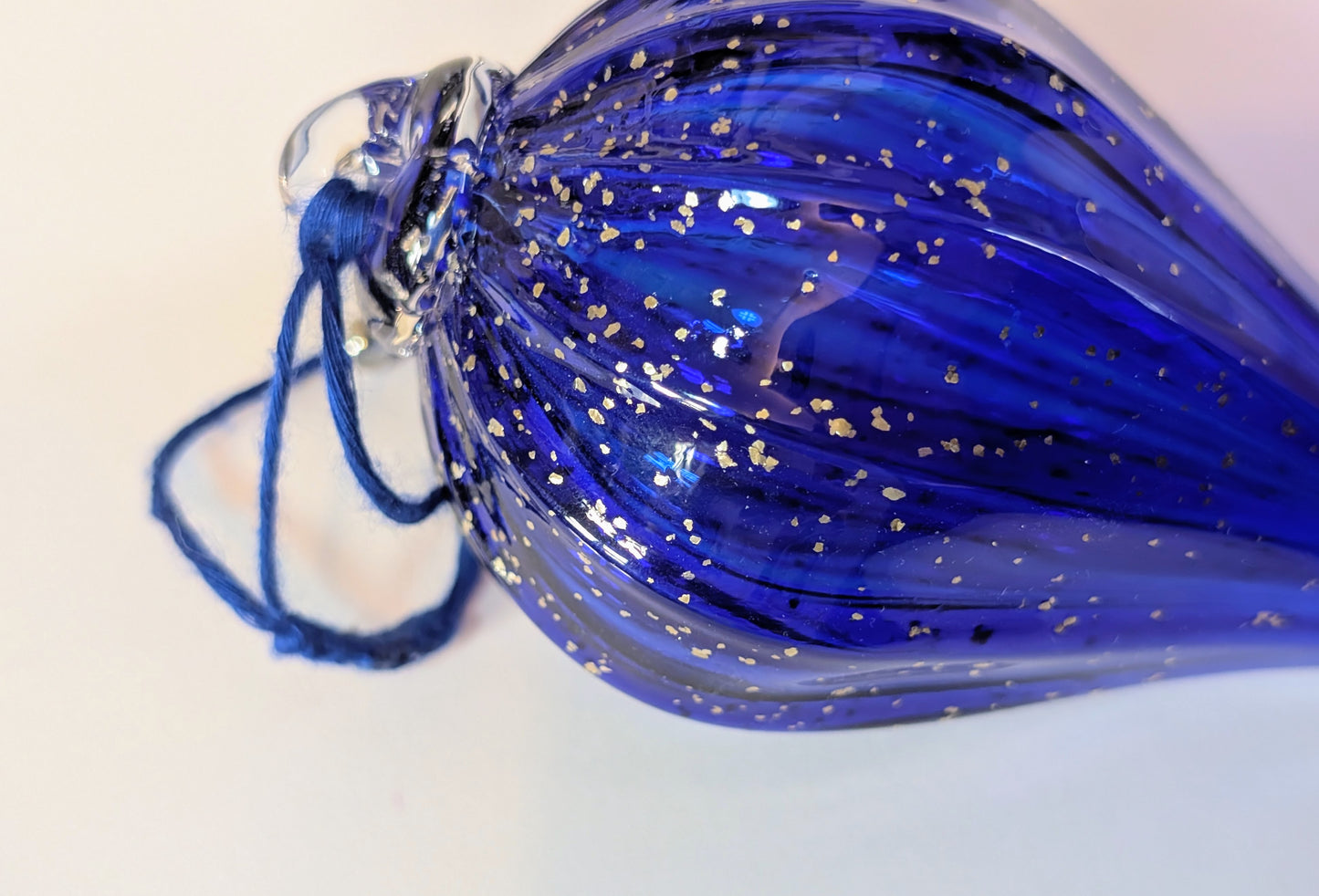 Goutte Venise - Bleu royal pailleté Argent 🇫🇷