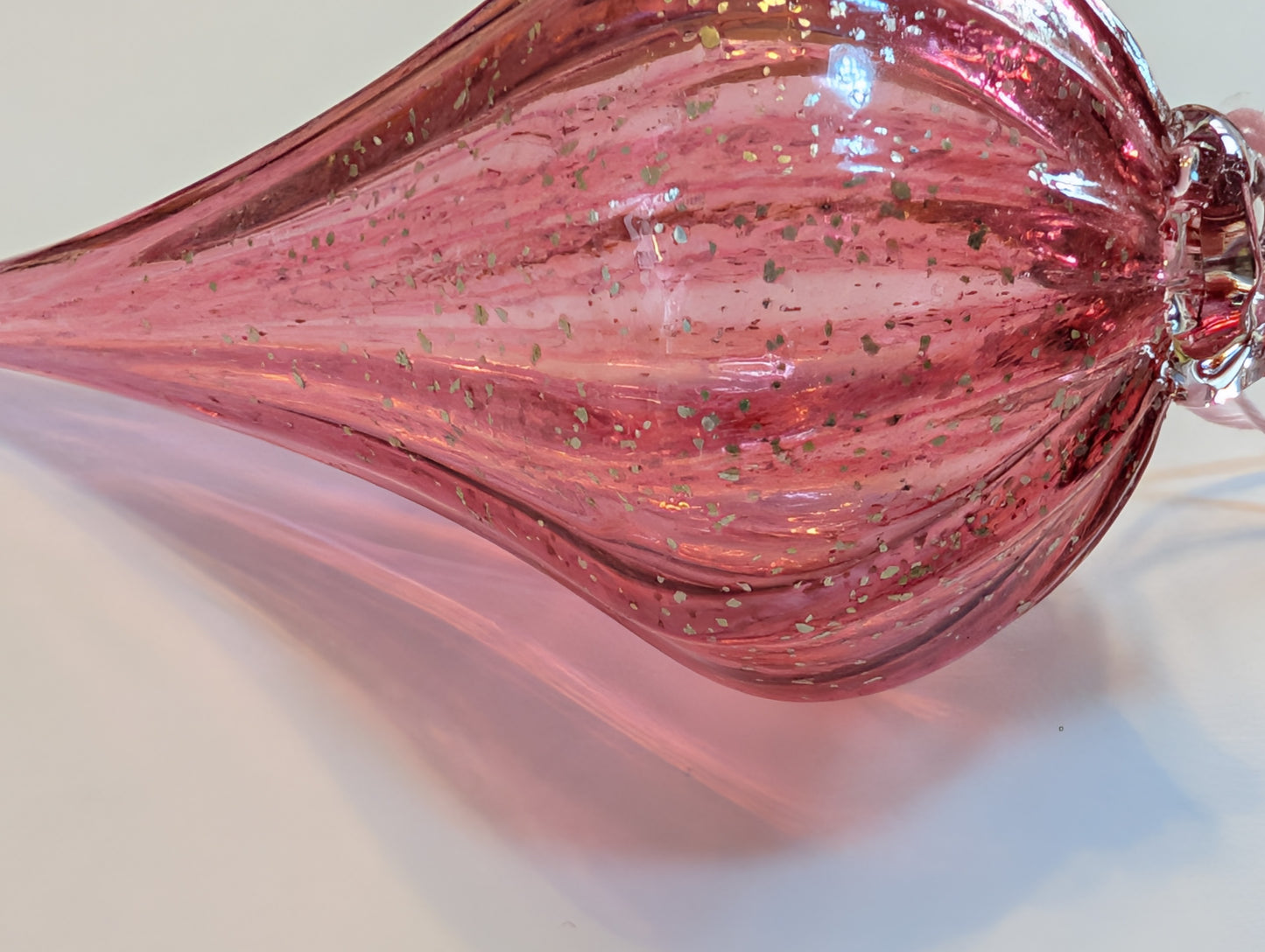 Goutte Venise - Rose pailleté Argent 🇫🇷