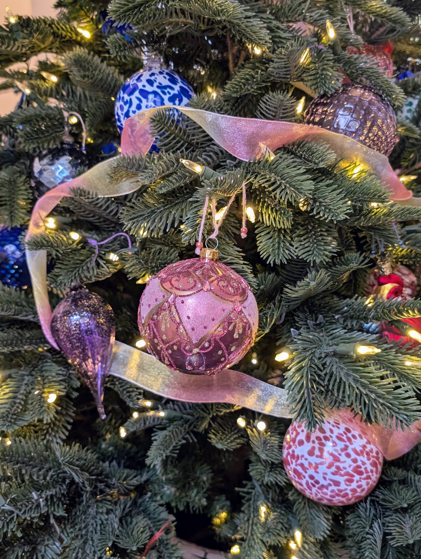 Noël baroque - Rose - Boule 🇵🇱