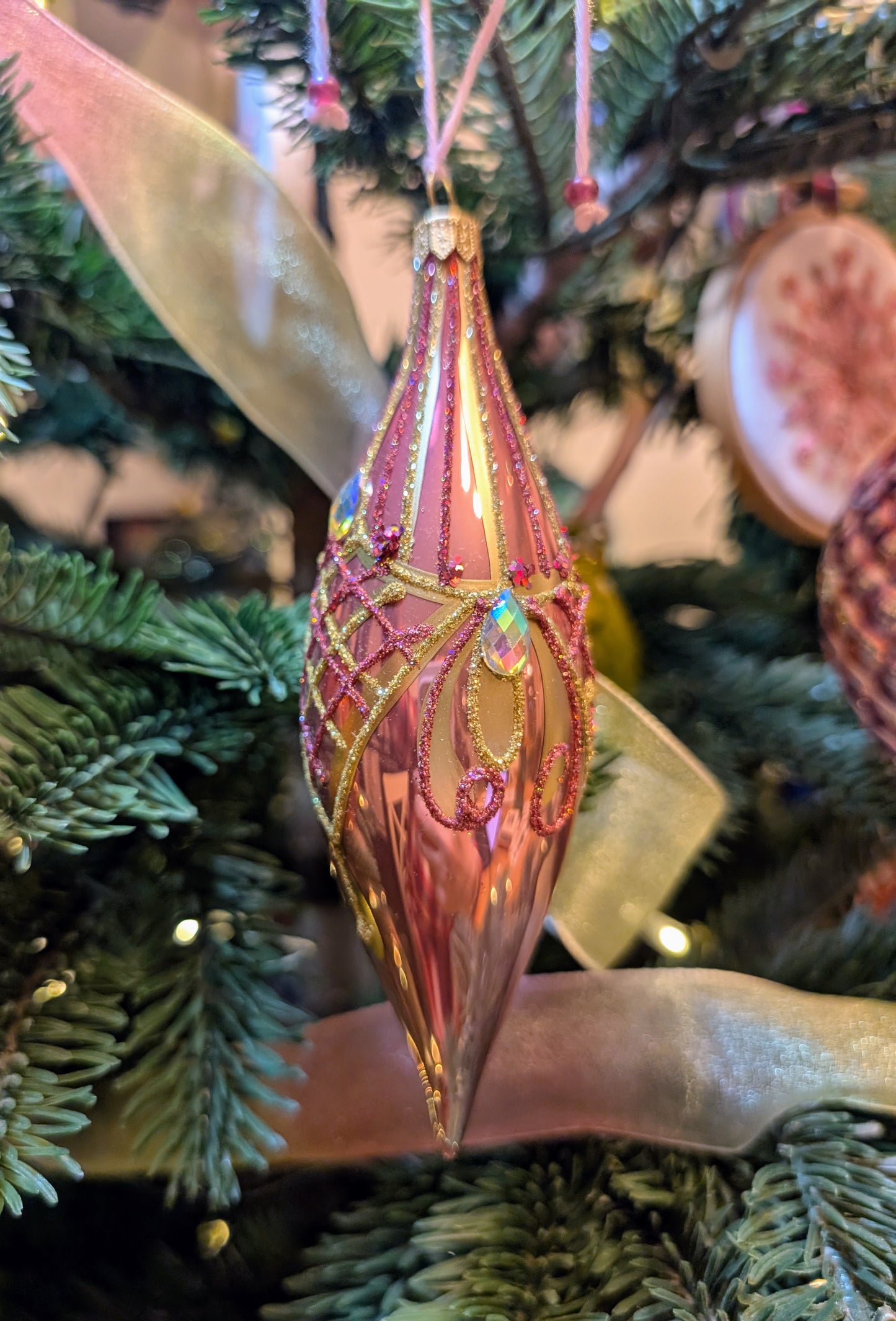 Noël baroque - Rose - Goutte fine 🇵🇱