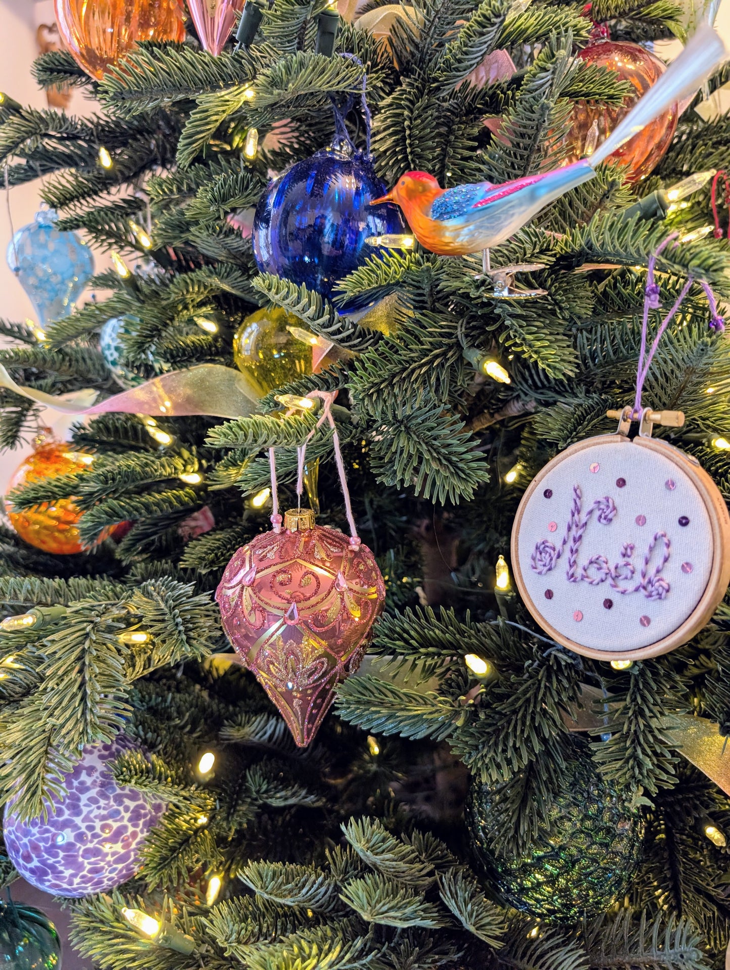 Noël baroque - Rose - Goutte large 🇵🇱