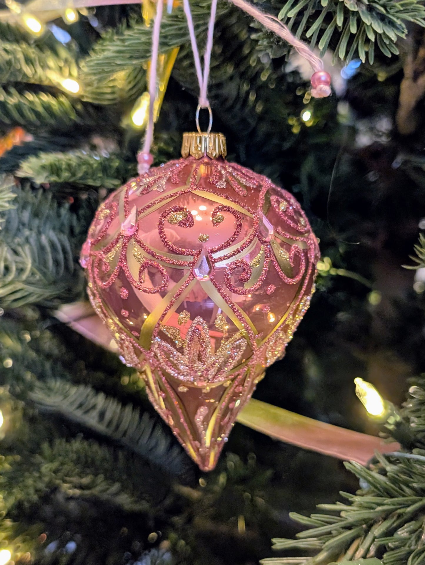 Noël baroque - Rose - Goutte large 🇵🇱