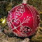 Noël baroque - Rouge/Argent - Boule 🇵🇱