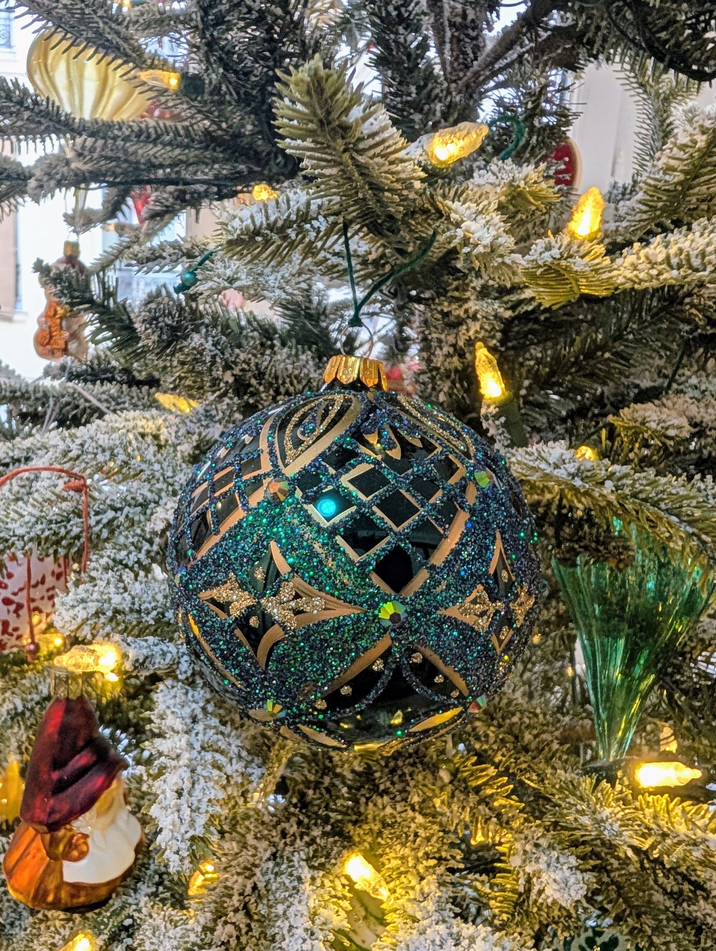 Noël baroque - Vert - Boule 🇵🇱