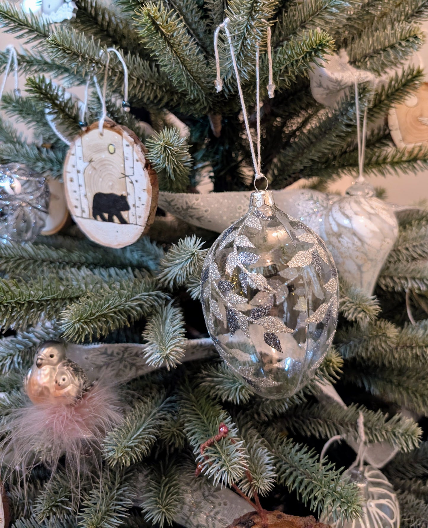 Œuf feuillage - transparent Argent 🇵🇱