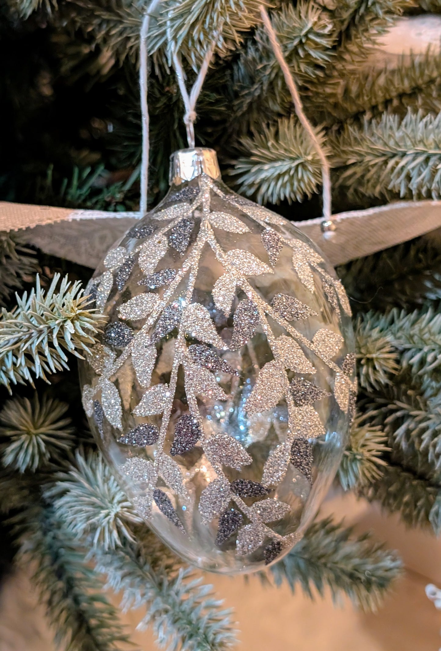 Œuf feuillage - transparent Argent 🇵🇱