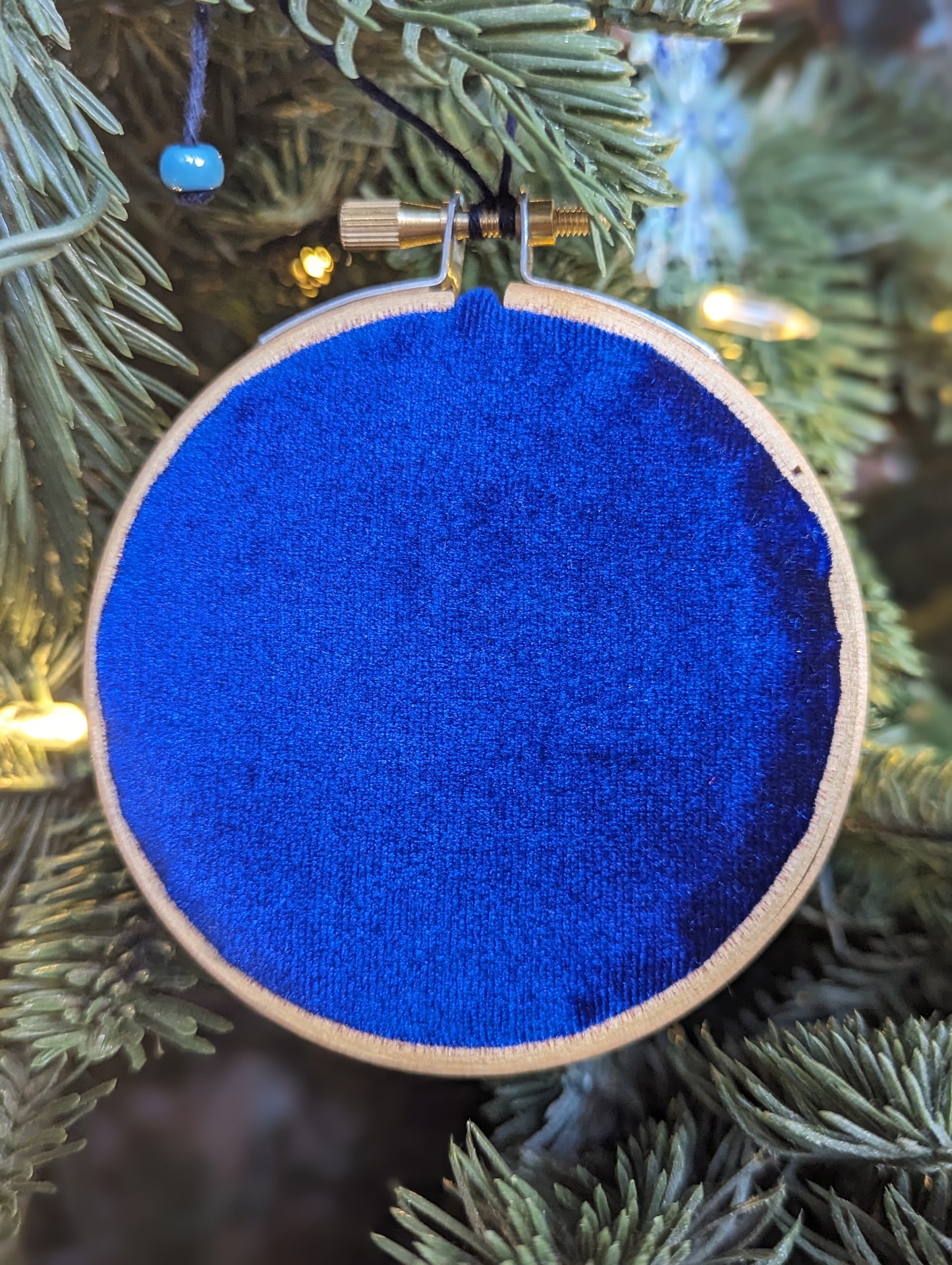 Broderie Noël - Bleu 🇫🇷