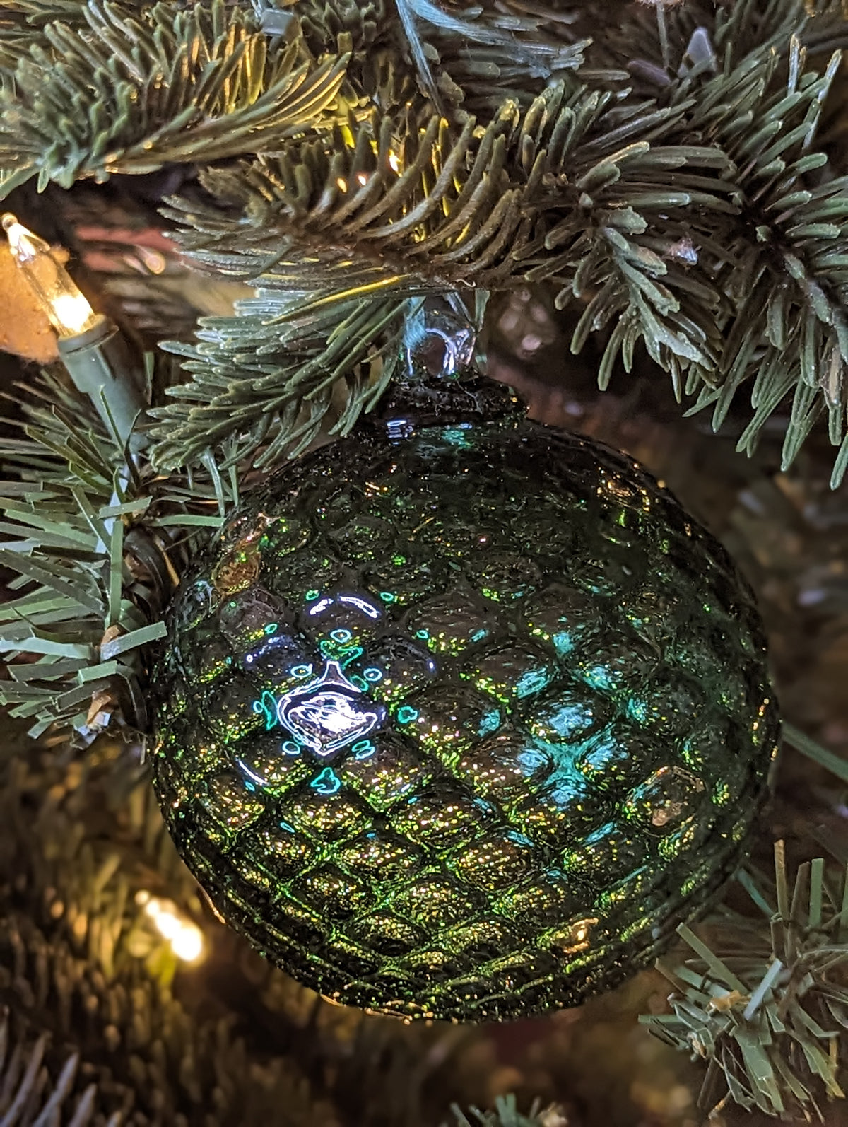 Boule Ananas - Vert sapin 🇫🇷