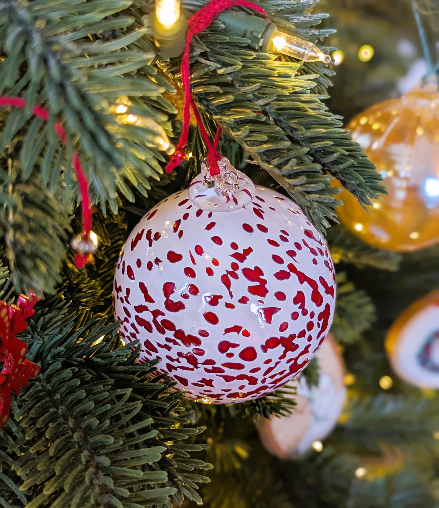 Boule Planète - Rouge & Blanc 🇫🇷