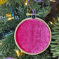 Broderie Sapin - Rose 🇫🇷