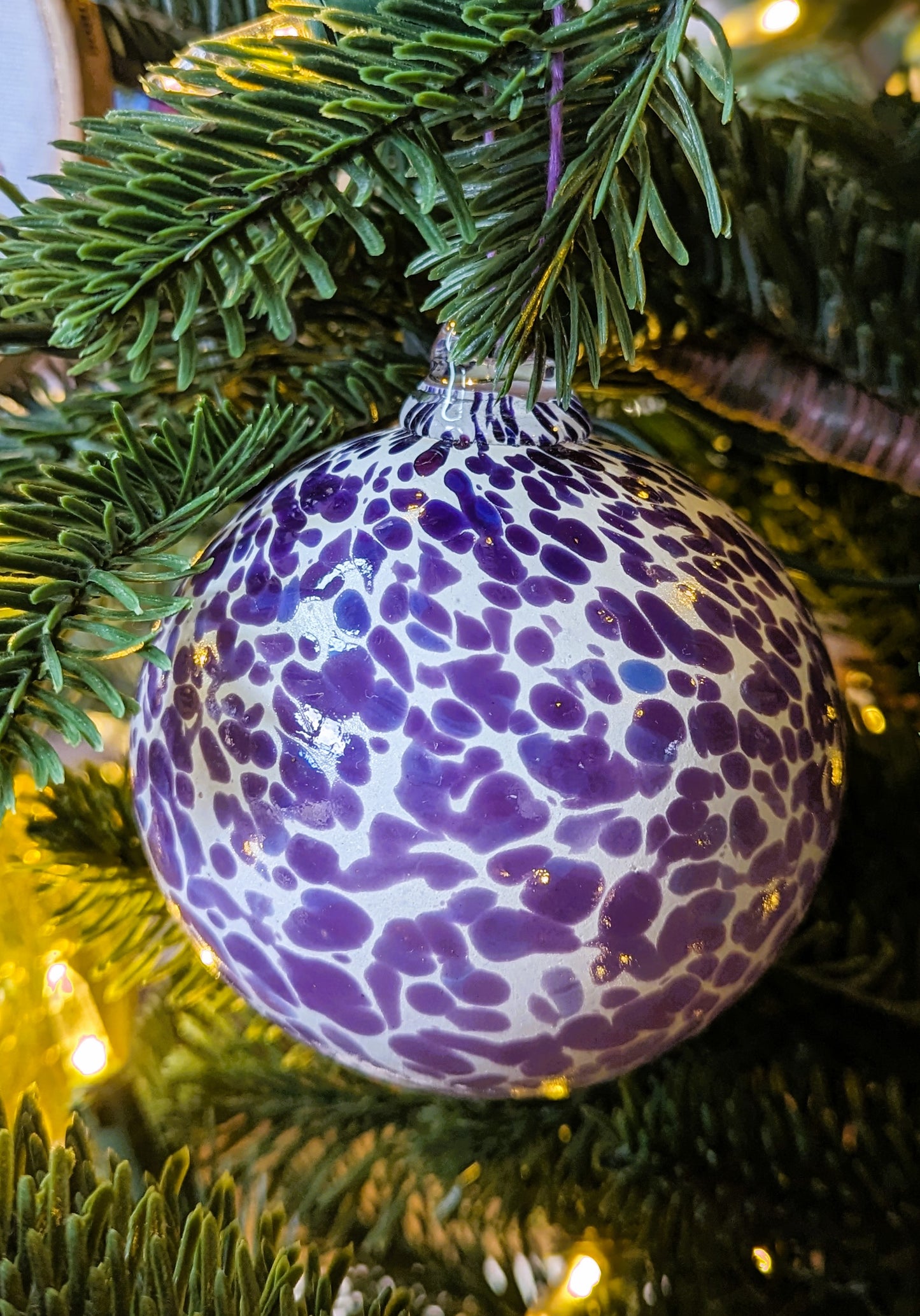 Boule Planète - Violet & Blanc 🇫🇷