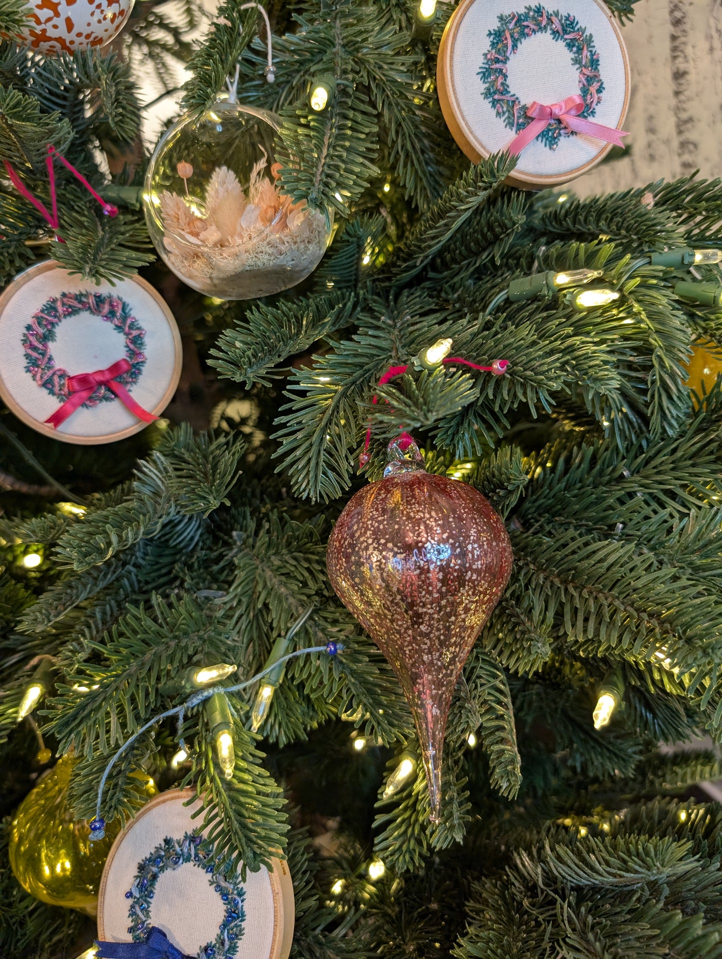 Goutte Venise - Rose pailleté Argent 🇫🇷