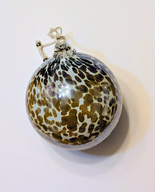 Boule Planète - Or miroir & Blanc 🇫🇷