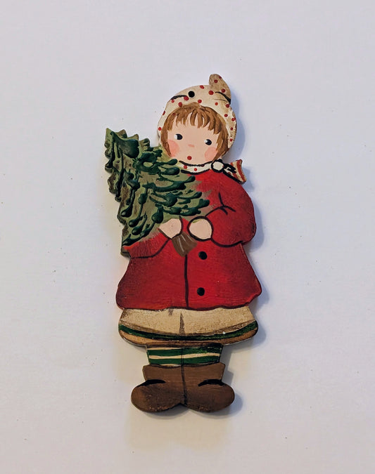 Petite fille et son sapin 🇩🇪