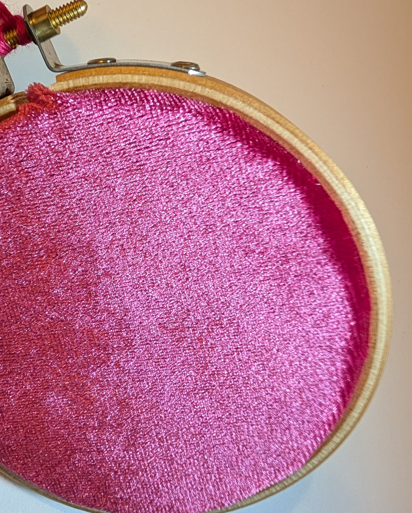 Broderie - flocon floral Rose 🇫🇷