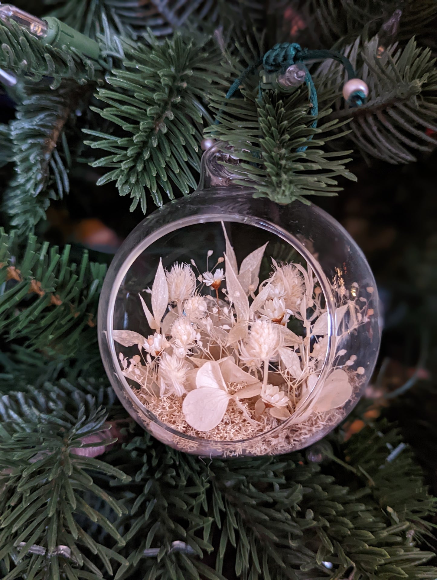 Boule Hiver - terrarium de fleurs séchées 🇫🇷