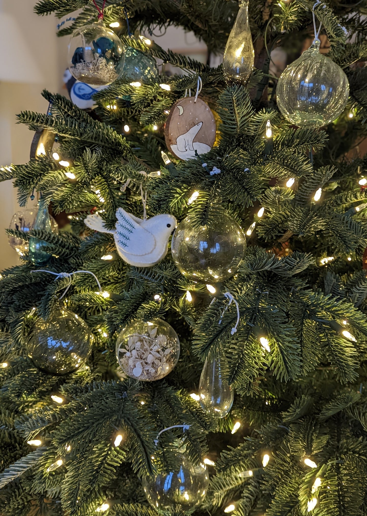Boule Hiver - terrarium de fleurs séchées 🇫🇷
